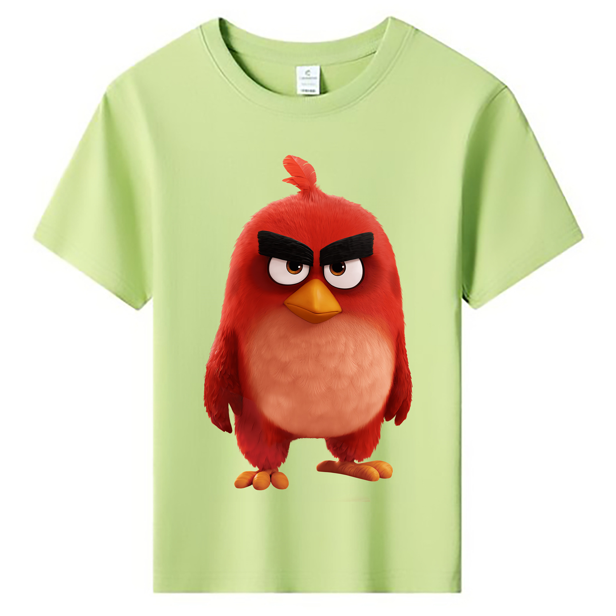 （画像用） Angry Birds アングリーバード 綿100％キッズTシャツ（フロントプリント）